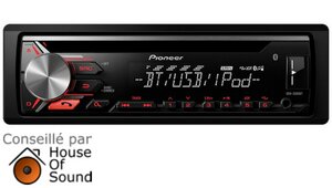 Acheter-Pionner-DEH-3900BT meilleur autoradio bluetooh